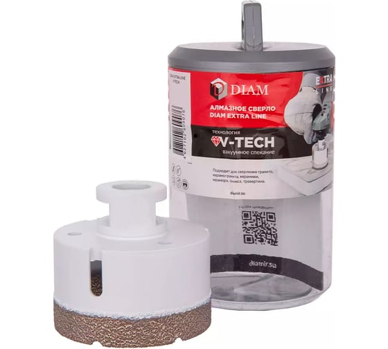 Алмазное сверло DIAM EXTRA LINE V-TECH 55 мм
