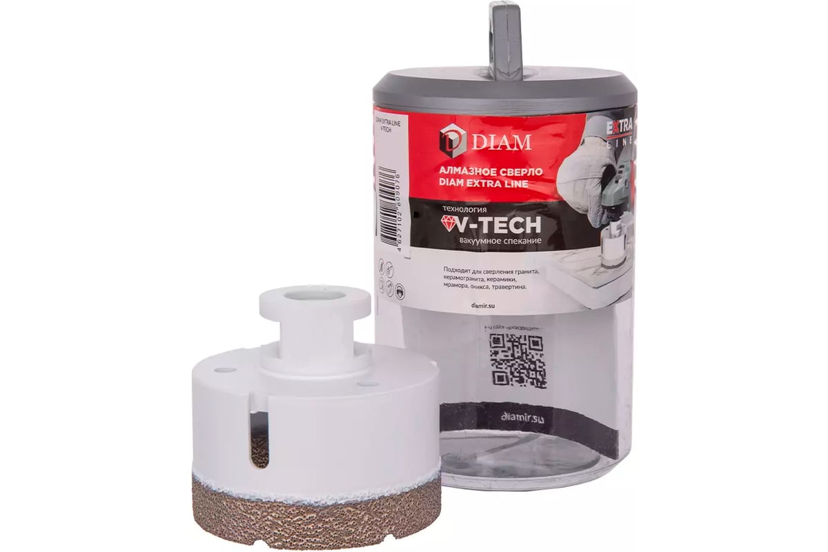 Алмазное сверло DIAM EXTRA LINE V-TECH 72 мм