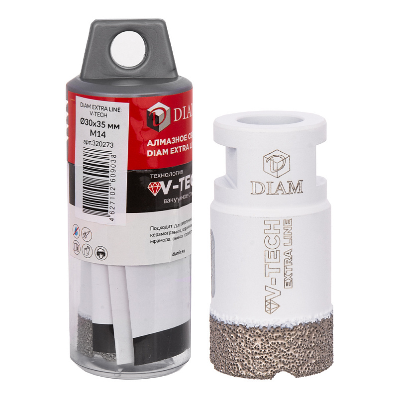 Алмазное сверло DIAM EXTRA LINE V-TECH 30 мм